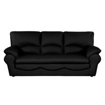 Wayfair black on sale leather sectional